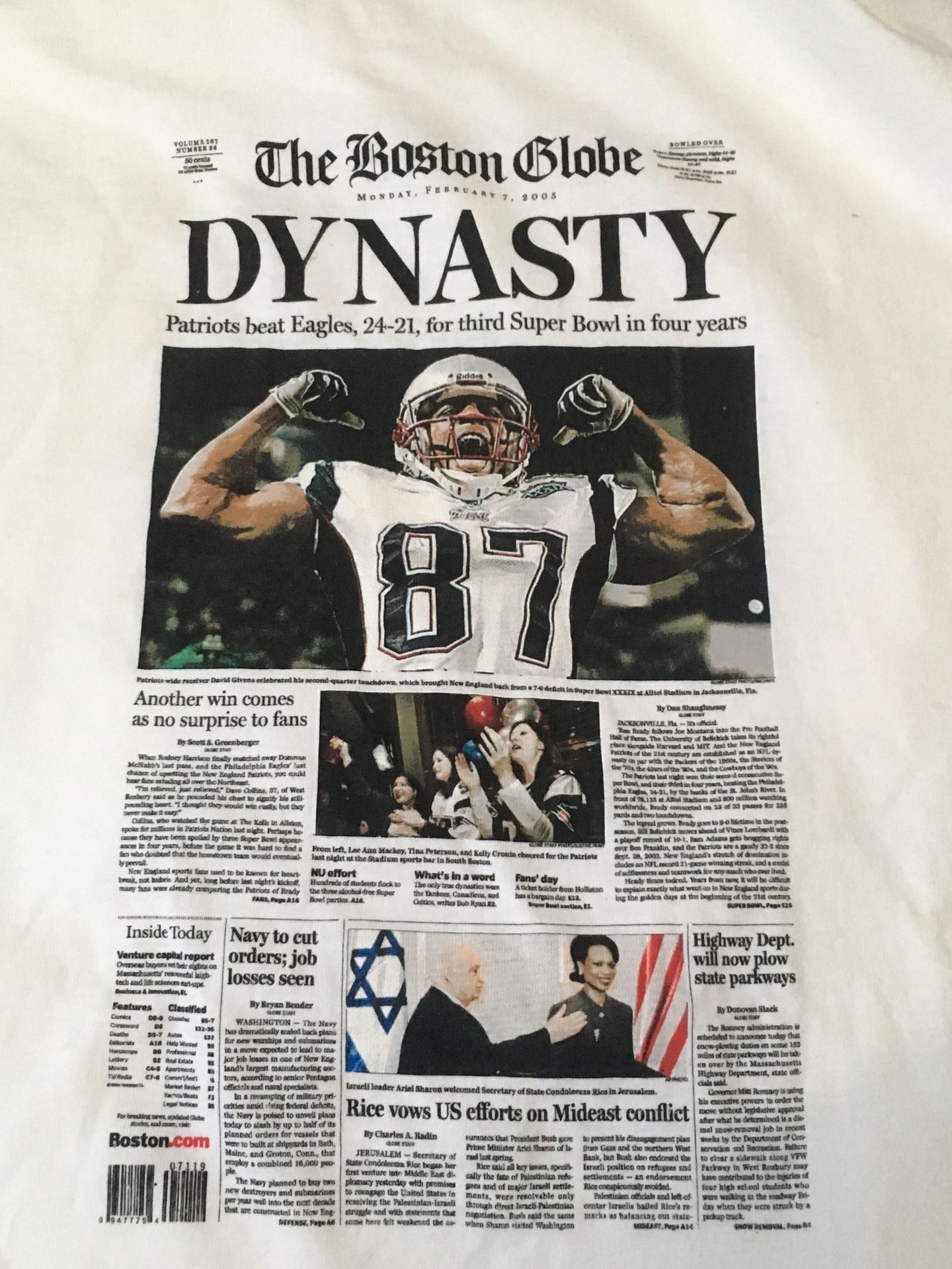 Custom Patriots Tee