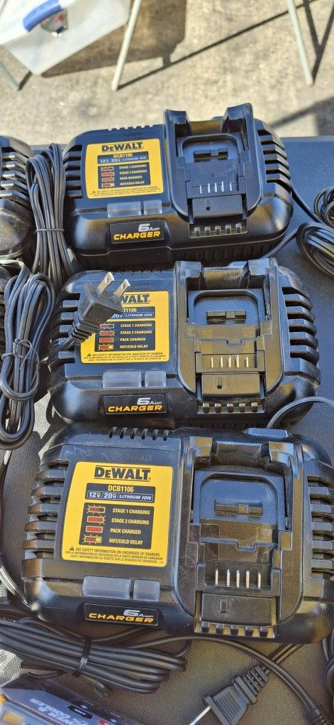 Brand New Dewalt 20v Chargers $45 Each 6amp