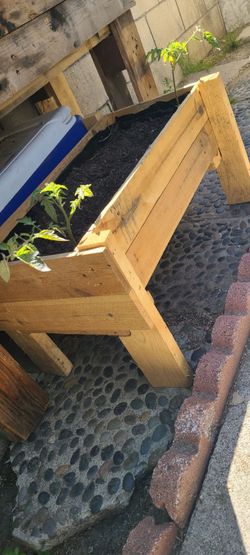 Raised wood garden beds ,small ,medium & large
