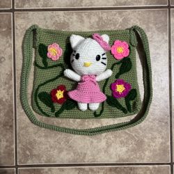 Hello Kitty Crochet Bag
