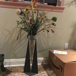 Floor Vase With Flowers
