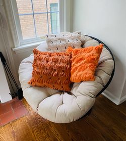 Set of 3 Cozy Pumpkin Throw Pillows