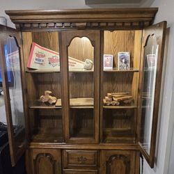 Beautiful China Hutch For Sale