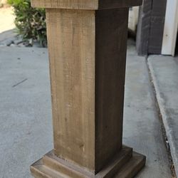 Tall Wooden Display Stand Home Event Party Decor