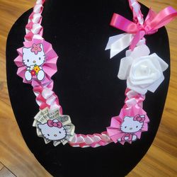 Child Graduation Lei Hello Kitty