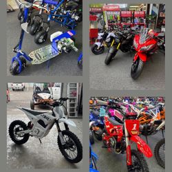 Dirtbike Sale Kids - Adult - All Ages And Sizes 
