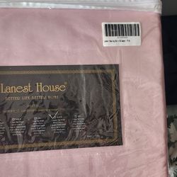 Brand New Queen Pink Silk Sheet Set