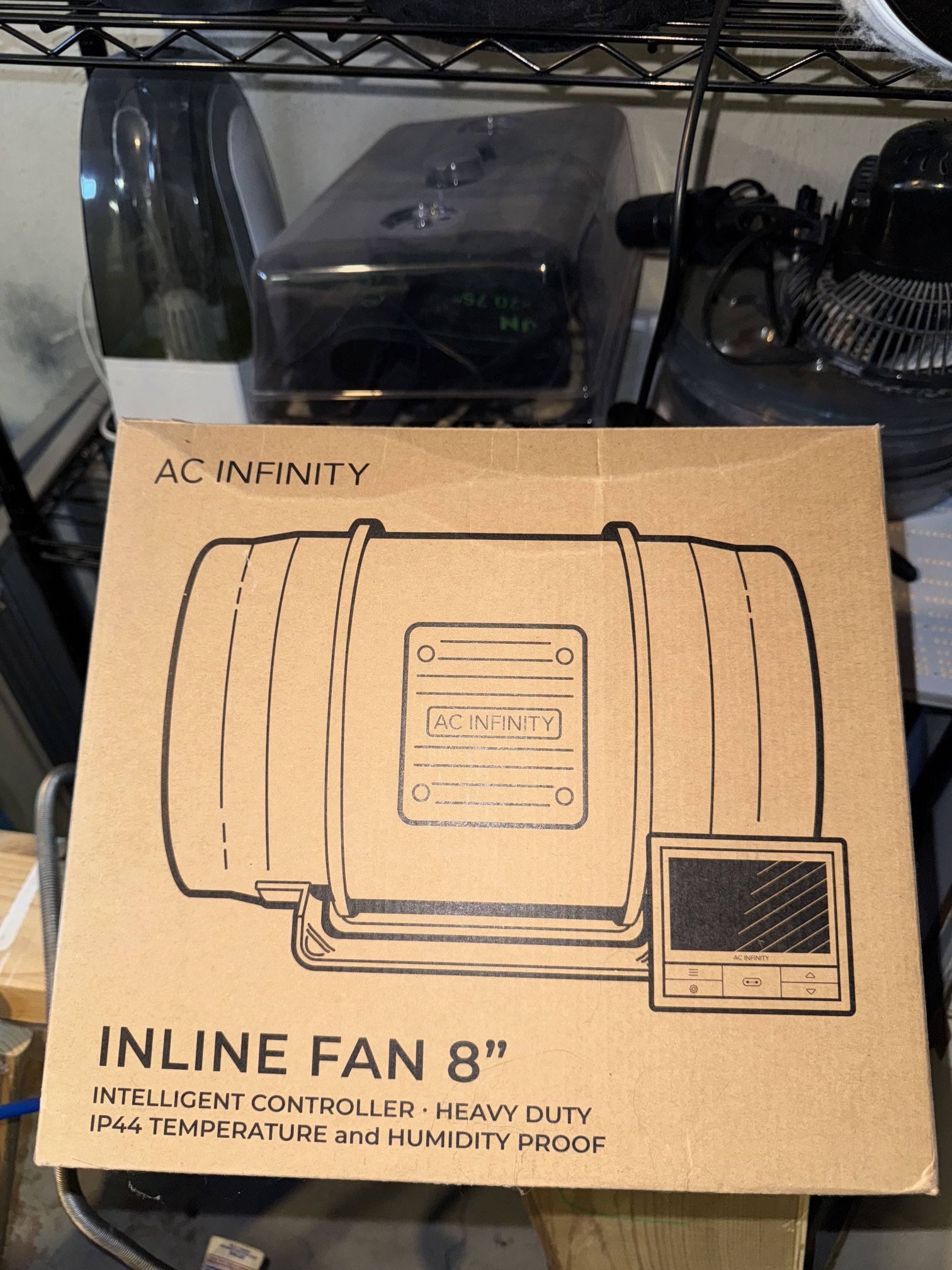 Ac infinity cloud line t8 8inch plant grow cooling and ventilation.