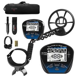 DR.ÖTEK Metal Detector for Adults Professional, Pinpoint Metal Detector Waterproof Gold and Silver, Higher Accuracy, Bigger LCD Display, Strong Memory