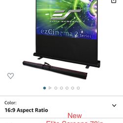 Pull Out Screen 70in