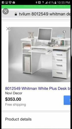 Whitemen desk