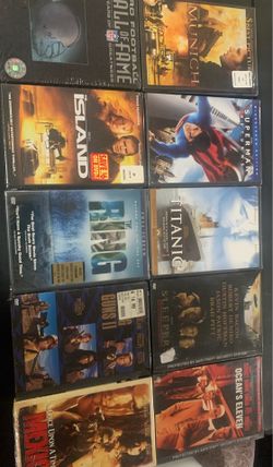 30 Brand new DVDs. $40 for all