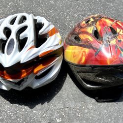 (2) Kids Bicycle Helmet $10. for  Both 