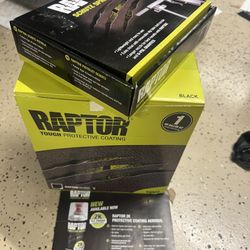 New Raptor Liner 1 Gallon Kit With Spray Gun