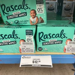Rascals Premium Sensitive Wipes Case