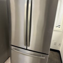 3 Doors GE Refrigerator 