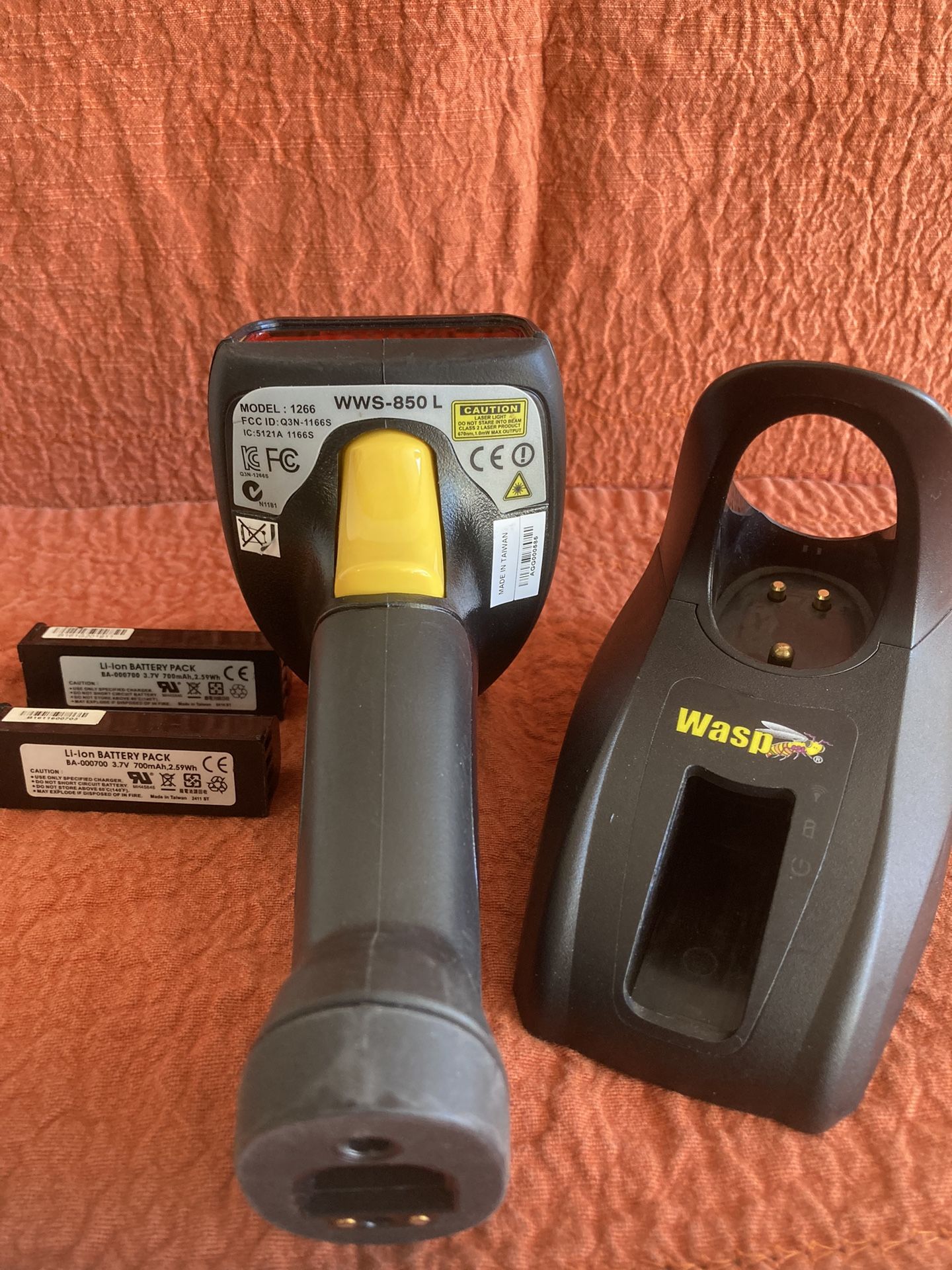 Wasp (WWS850) Wireless Laser Barcode Scanner Kit