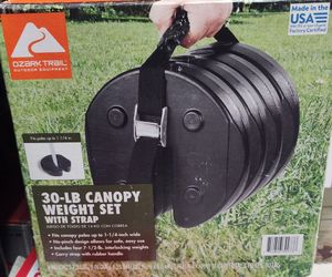 Ozark Trail 30lb Canopy Weight Set with Strap and Handle