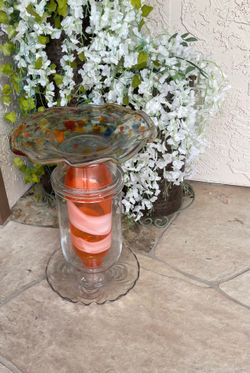 Glass garden for back feeder/