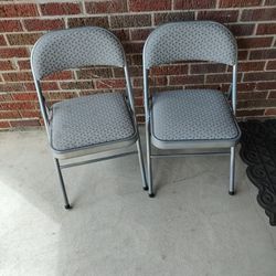 Used Padded Folding Chairs Two Available Local Pickup Cash Only