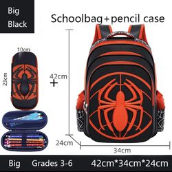 Spiderman School Backpack+Pancil case