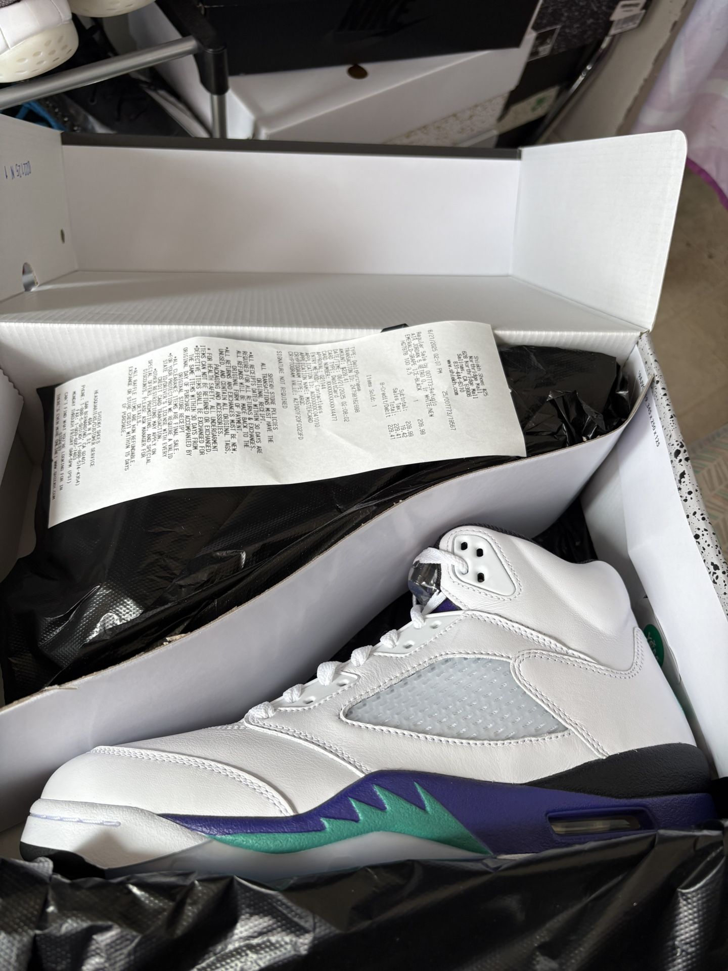 Jordan 5 Grape 2025 9.5m