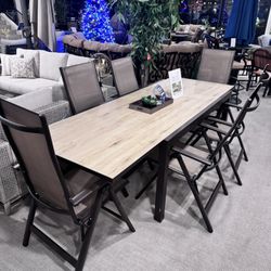 6pc Outdoor Table Set 