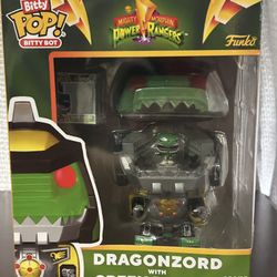 Bitty Pop Power Ranger Megazord With Green Ranger