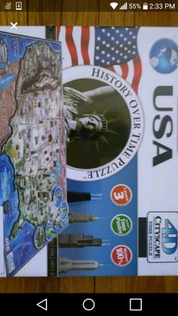 USA Cityscape 4D Puzzle
