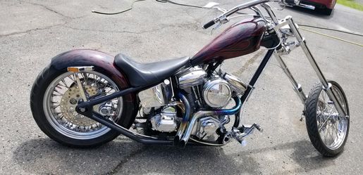 2004 custom 4800 miles or so looking to trade for maybe street glide or soft tail but will entertain offers