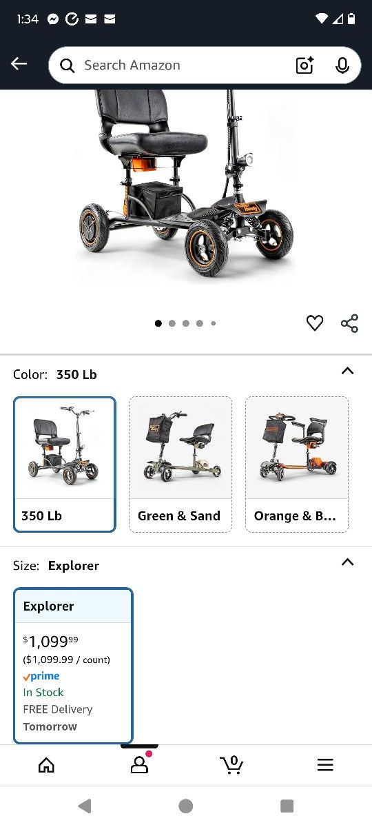 Fun 4 Wheel Scooter Thing Brand New In Box