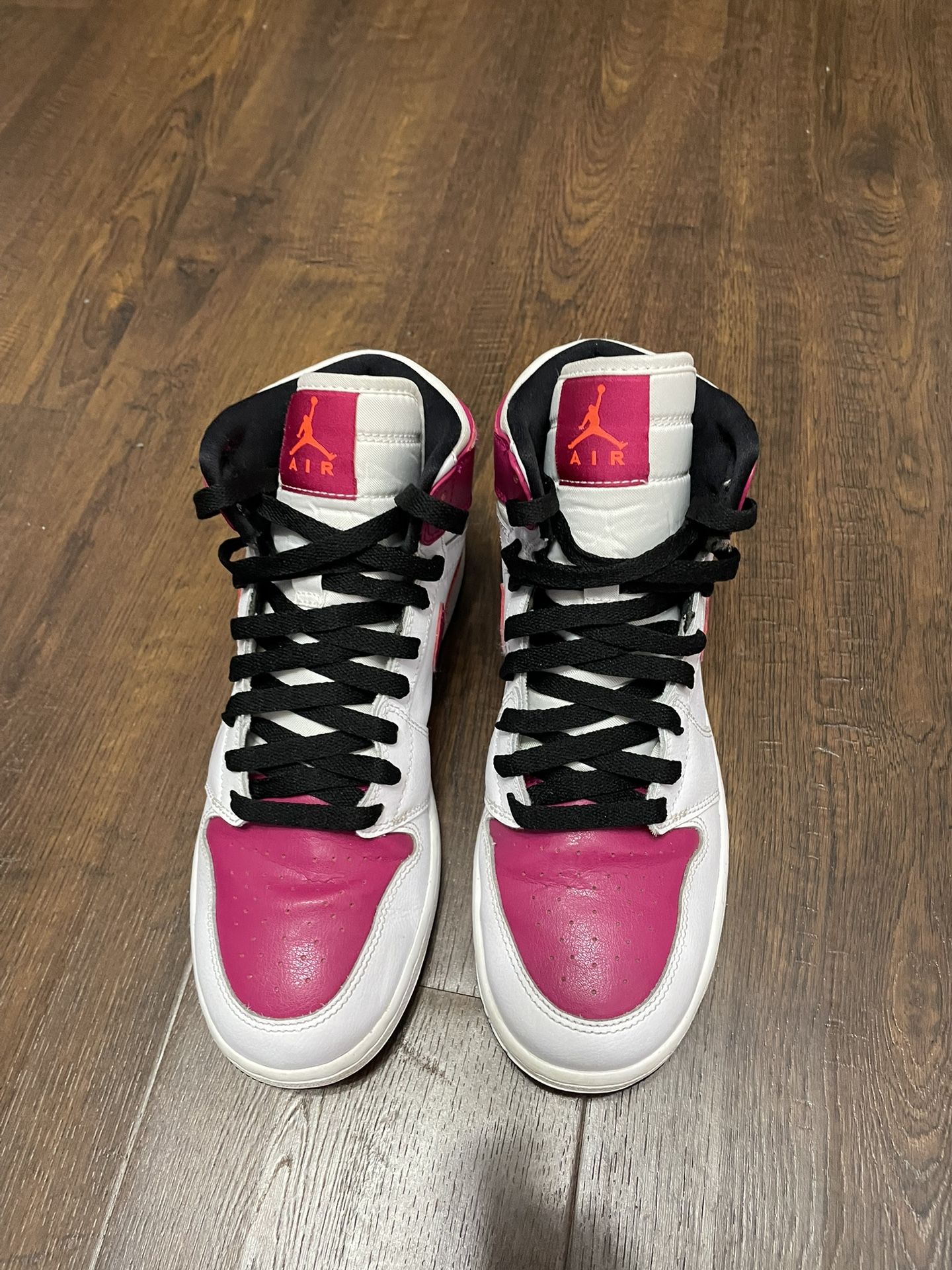 Jordan Retro High GS 'White Sport Fuchsia'