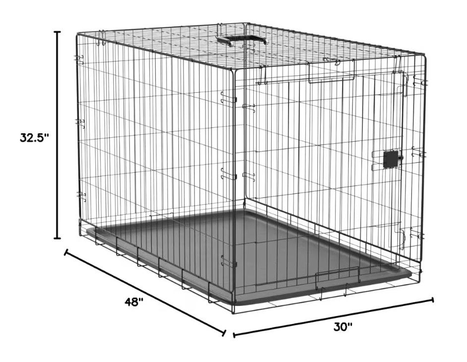 Foldable Metal Wire Dog Crate