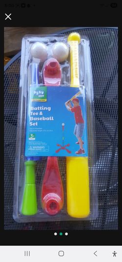 Batting Tee & Baseball Set New, Please Check My Other Items
