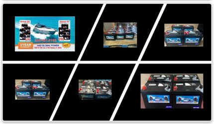 Baterías Marinas Con Garantía De 1 Año Con 1000cca Grupo 24