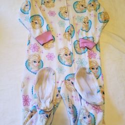 Frozen Elsa Footie Pajamas