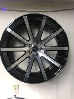 New rims and tires 24” mounted and balance and alignment free, finance available zero Down no credit needed 🔥🔥