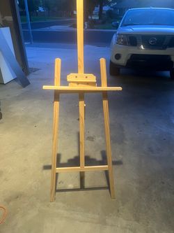 Tall Wooden Artist Easel