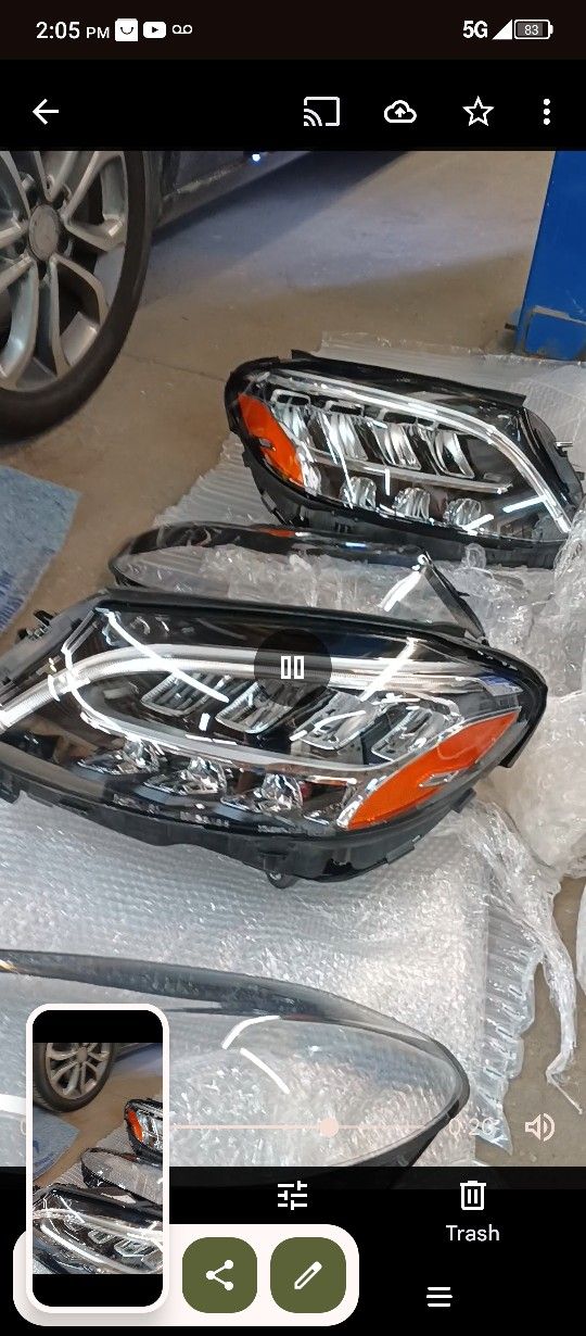 C(contact info removed) Front Headlights Brand New Never Used