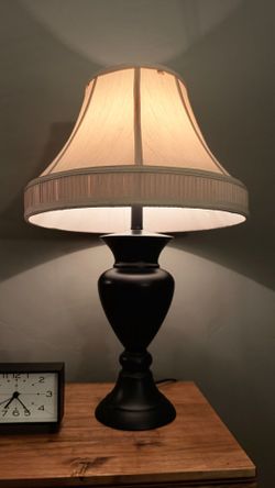 Table Lamp with Fabric Shade