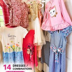 Beautiful bundle of 14 dresses/rompers in great condition 💕