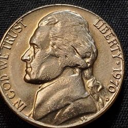 1970D Jefferson Nickel Error 