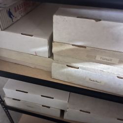 9 LARGE Boxes Of Trading cards - MIXED