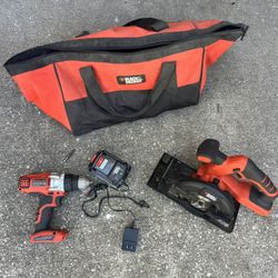 Black And Decker Set Tool Set