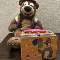 Rare Discontinued Incredibear Plushie And Metal Lunch Box