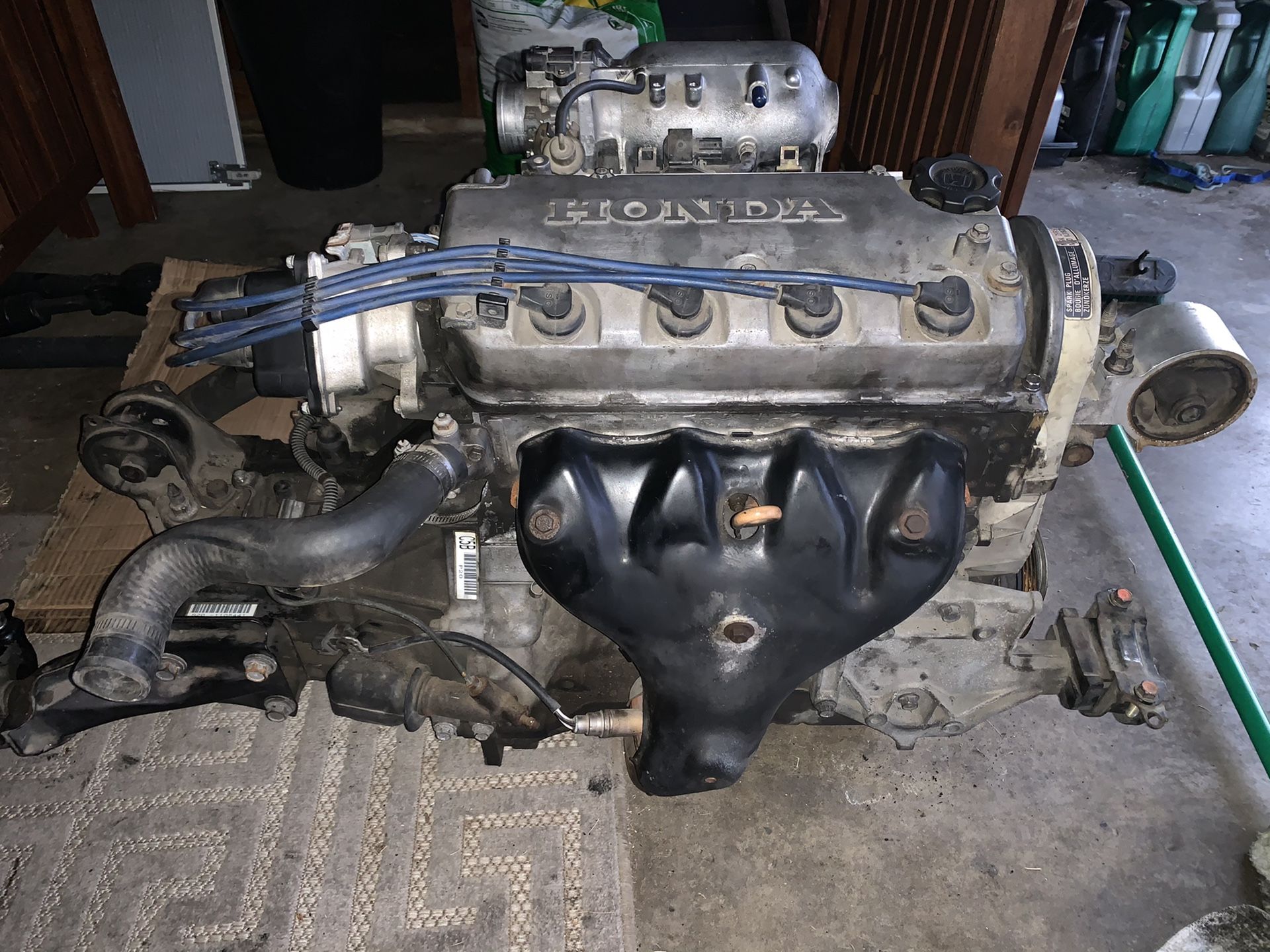 Last hour I will be selling Honda d16z6 engine transmission