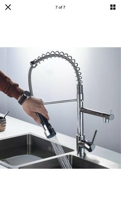 🚨 Kitchen Sink Faucet Solid Brass 🔥 Color Chrome 📦Brand New 🤩