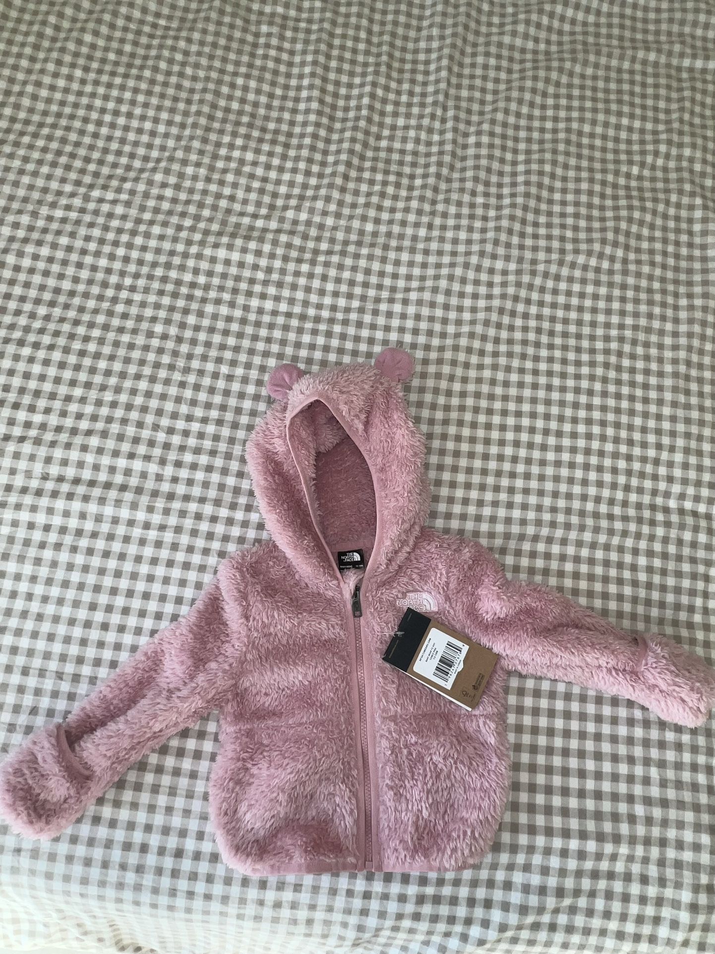 Northface Baby Windshire Full-Zip Hoodie/Jacket, Pink, Brand New With Tags