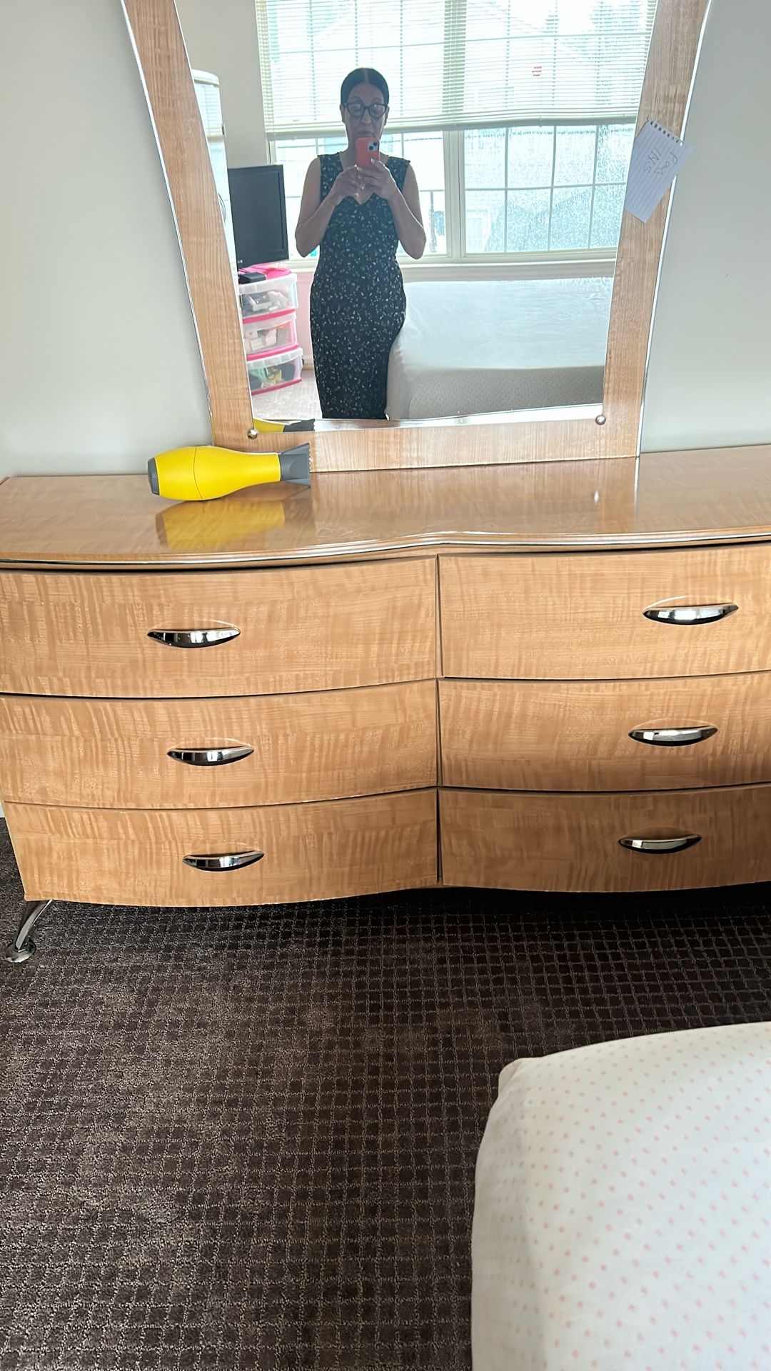 Five piece bedroom set king size