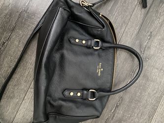 Black leather Kate Spade purse